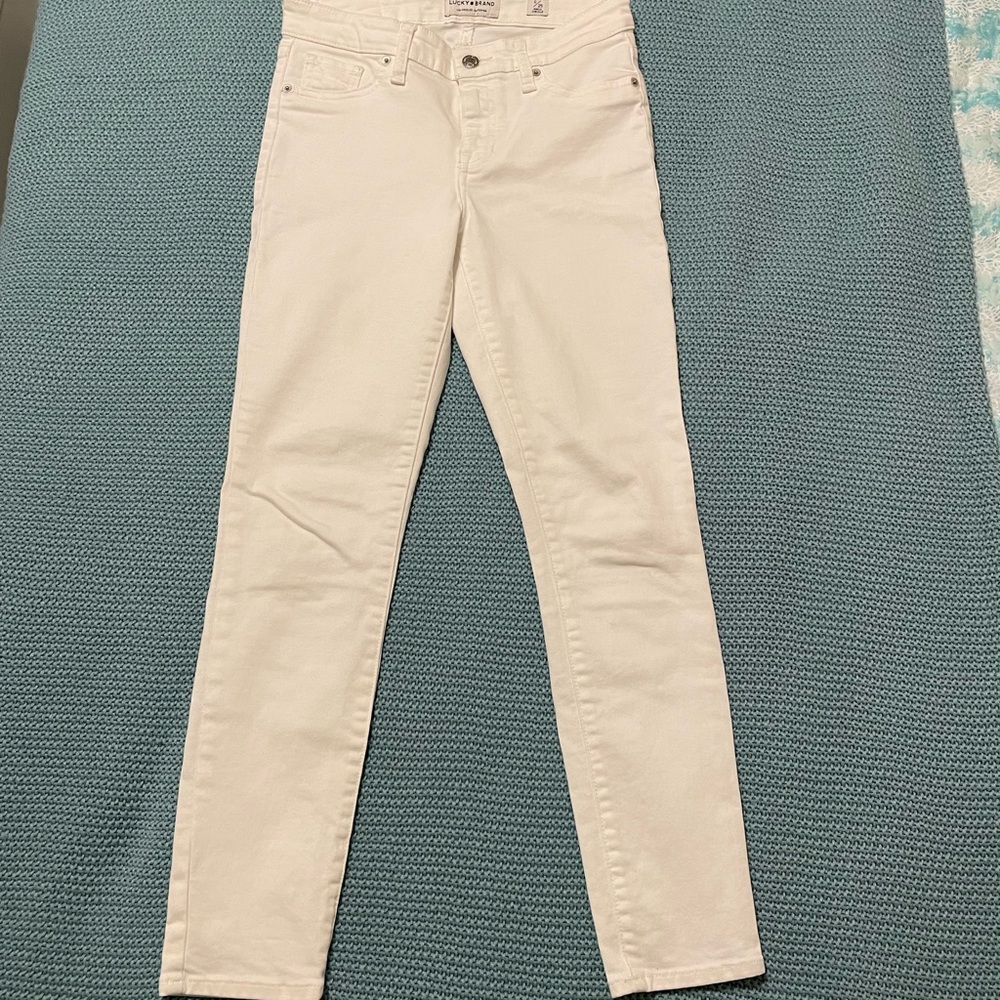 Women’s Lucky Brand White Jeans
